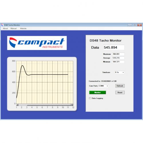 Compact Instruments DS48 Tacho Monitor Software
